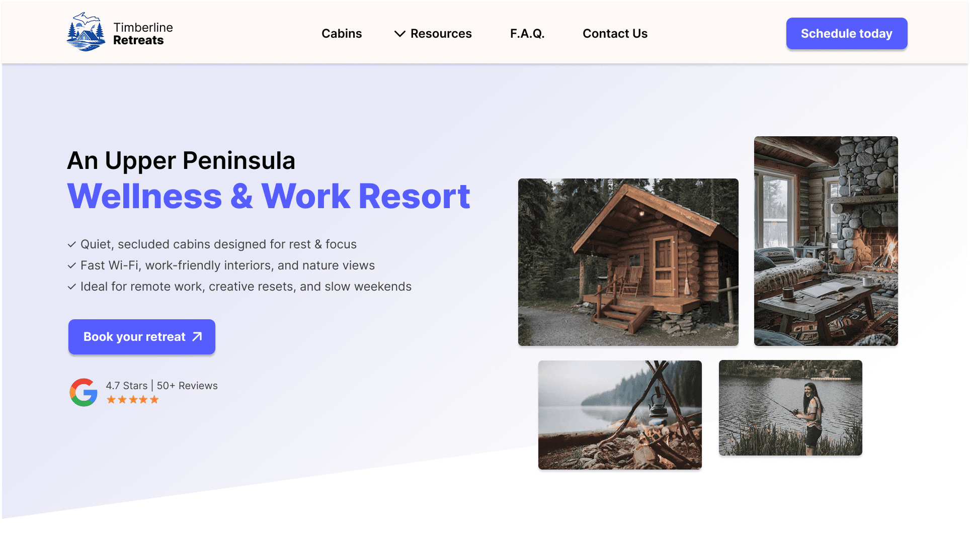 Lodging Website Example UP